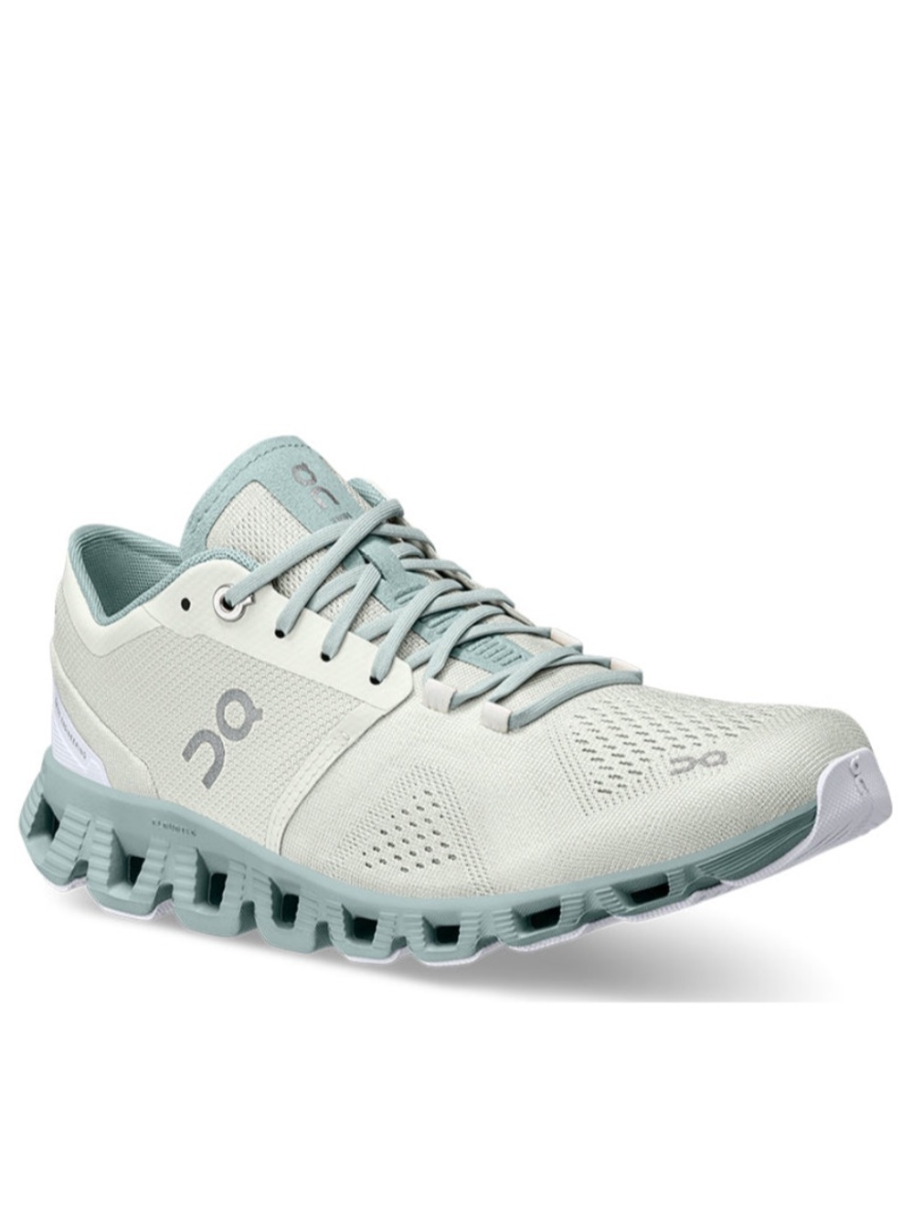 On Cloud X Shift Women’s Road Running Shoes White/Teal size 8